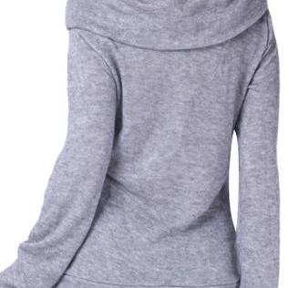 Pure Color Long-sleeved Sweater L40793